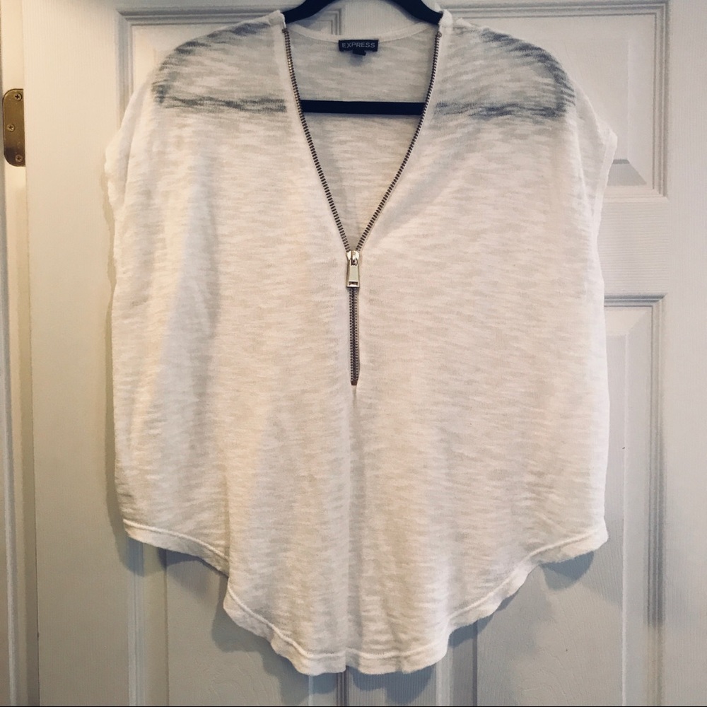 Express Zip-up Sleeveless Tunic